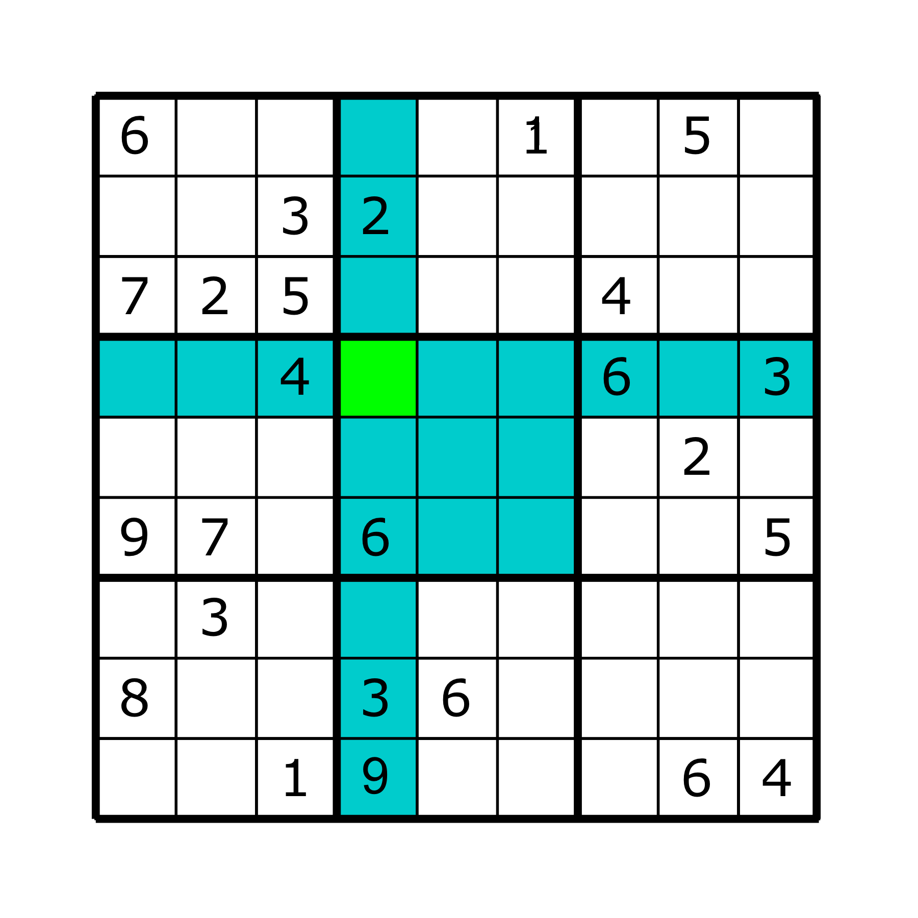 Sudoku communication pattern